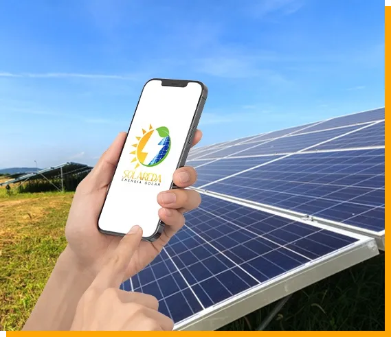 imagem mockup Solareda energia solar